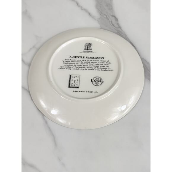 Goat A Gentle Persuasion Plate Wall Decor Fine China 8 1/2" Wildlife Vintage - Picture 11 of 12